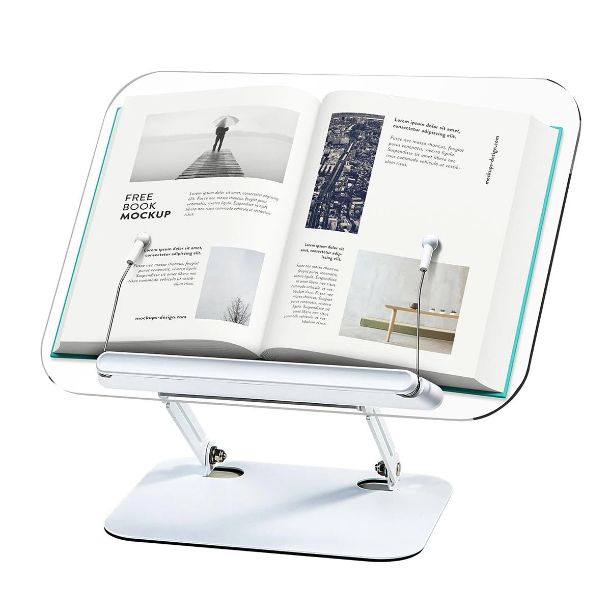 Transparent Book Reading Stand